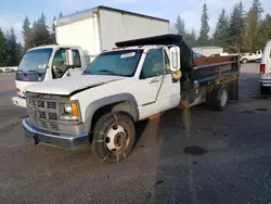 Salvage trucks for sale at Arlington, WA auction: 2000 Chevrolet GMT-400 C3500-HD