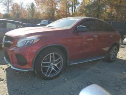 Salvage cars for sale at Waldorf, MD auction: 2017 Mercedes-Benz GLE Coupe 43 AMG