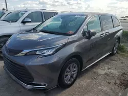 Salvage cars for sale at Riverview, FL auction: 2022 Toyota Sienna XLE