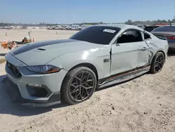 Salvage cars for sale at Houston, TX auction: 2022 Ford Mustang Mach I