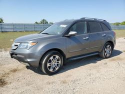 Salvage cars for sale at Houston, TX auction: 2008 Acura MDX Technology