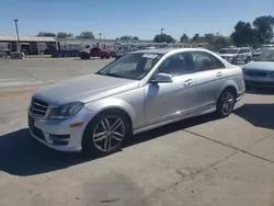 Salvage cars for sale at Sacramento, CA auction: 2014 Mercedes-Benz C 250