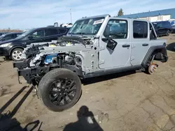 Salvage cars for sale at Woodhaven, MI auction: 2024 Jeep Wrangler Rubicon