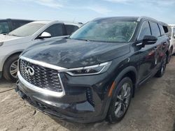 Salvage cars for sale at Riverview, FL auction: 2023 Infiniti QX60 Luxe