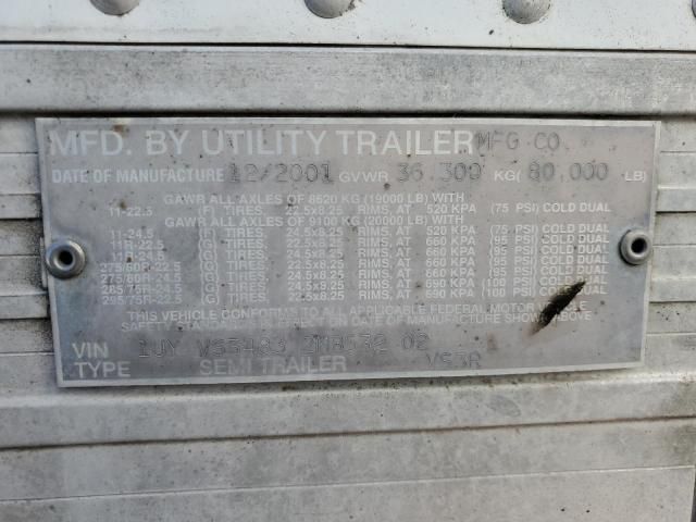 2002 Utility Reefer TRL