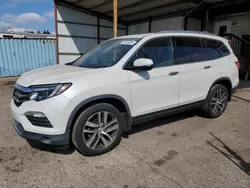 Salvage cars for sale at Pennsburg, PA auction: 2017 Honda Pilot Touring