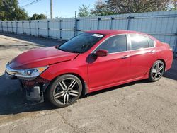 Salvage cars for sale at Moraine, OH auction: 2017 Honda Accord Sport Special Edition