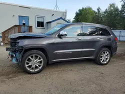 Salvage cars for sale at Lyman, ME auction: 2014 Jeep Grand Cherokee Summit