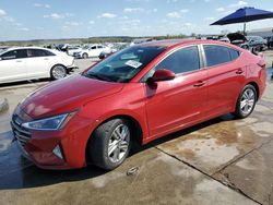 Salvage cars for sale at Grand Prairie, TX auction: 2019 Hyundai Elantra SEL