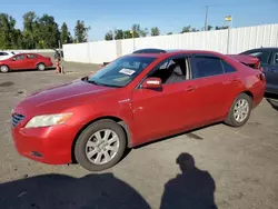 Toyota salvage cars for sale: 2007 Toyota Camry Hybrid