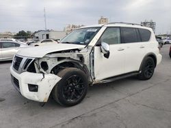 Salvage cars for sale at New Orleans, LA auction: 2019 Nissan Armada SV