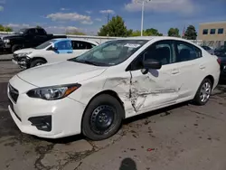 Subaru Impreza salvage cars for sale: 2017 Subaru Impreza