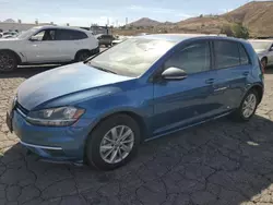 Volkswagen Golf salvage cars for sale: 2019 Volkswagen Golf S