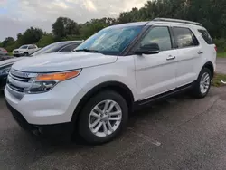 Salvage cars for sale at Riverview, FL auction: 2015 Ford Explorer XLT