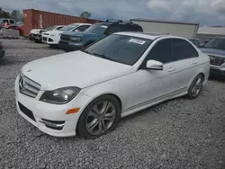 Mercedes-Benz salvage cars for sale: 2013 Mercedes-Benz C 300 4matic