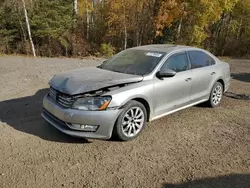 Volkswagen salvage cars for sale: 2012 Volkswagen Passat SE