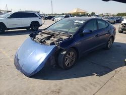 Salvage cars for sale at Grand Prairie, TX auction: 2019 Hyundai Elantra SEL