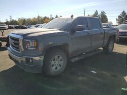 Salvage trucks for sale at Denver, CO auction: 2015 GMC Sierra K1500 SLE