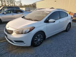 Salvage cars for sale at China Grove, NC auction: 2016 KIA Forte LX