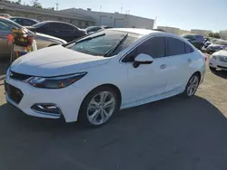 Chevrolet salvage cars for sale: 2017 Chevrolet Cruze Premier