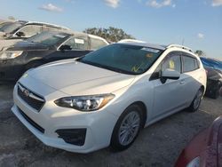 Subaru salvage cars for sale: 2018 Subaru Impreza Premium