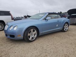 Salvage cars for sale at Arcadia, FL auction: 2007 Bentley Continental GTC