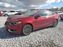 Salvage cars for sale from Copart Wayland, MI: 2017 Ford Fusion SE