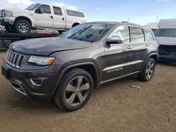 Jeep salvage cars for sale: 2015 Jeep Grand Cherokee Overland