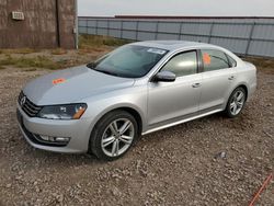 Salvage cars for sale at Rapid City, SD auction: 2014 Volkswagen Passat SEL