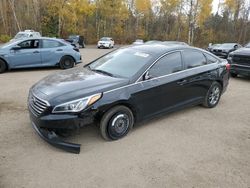 Salvage cars for sale at Cookstown, ON auction: 2015 Hyundai Sonata SE