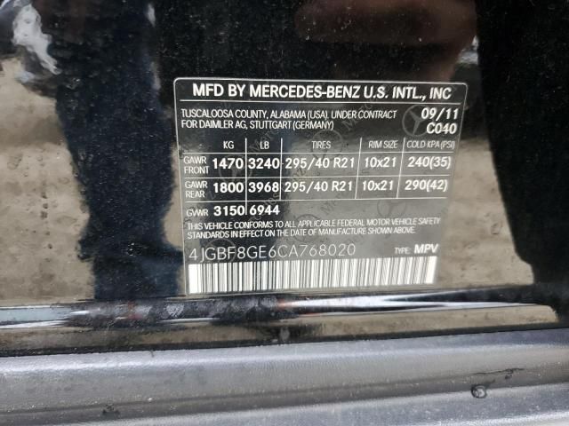 2012 Mercedes-Benz GL 550 4matic