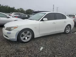 Salvage cars for sale at Riverview, FL auction: 2007 BMW 525 I