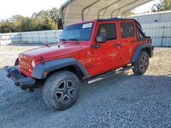 Salvage cars for sale at Augusta, GA auction: 2015 Jeep Wrangler Unlimited Sport