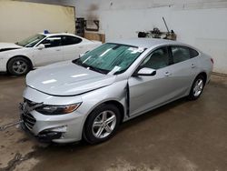 Salvage cars for sale at Davison, MI auction: 2021 Chevrolet Malibu LS