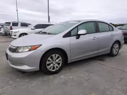 2012 Honda Civic LX en venta en Riverview, FL