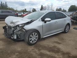 Salvage cars for sale at Bowmanville, ON auction: 2022 Toyota Corolla LE