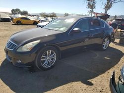 Salvage cars for sale at San Martin, CA auction: 2013 Infiniti G37 Base