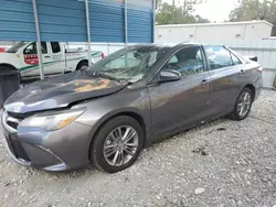 Salvage cars for sale at Augusta, GA auction: 2017 Toyota Camry LE