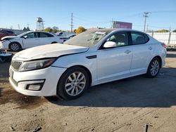 Salvage cars for sale at Chicago Heights, IL auction: 2015 KIA Optima EX