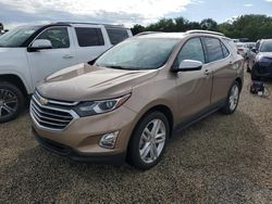 Salvage cars for sale at Riverview, FL auction: 2018 Chevrolet Equinox Premier