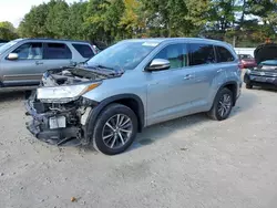 2017 Toyota Highlander Hybrid en venta en North Billerica, MA