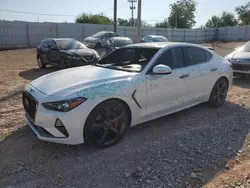 Salvage cars for sale at Oklahoma City, OK auction: 2020 Genesis G70 Prestige