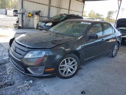 Salvage cars for sale at Cartersville, GA auction: 2012 Ford Fusion SEL