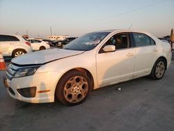 Salvage cars for sale at Grand Prairie, TX auction: 2011 Ford Fusion SE