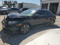 Salvage cars for sale at Riverview, FL auction: 2017 Honda Civic EX