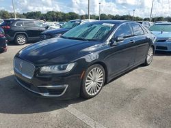 Carros salvage para piezas a la venta en subasta: 2017 Lincoln MKZ Reserve