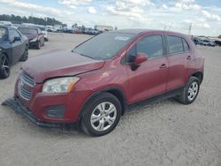 Salvage cars for sale at Houston, TX auction: 2015 Chevrolet Trax LS