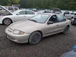 Chevrolet salvage cars for sale: 2003 Chevrolet Cavalier