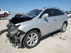 Salvage cars for sale at Houston, TX auction: 2012 Lexus RX 350