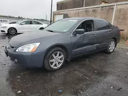 Salvage cars for sale at Fredericksburg, VA auction: 2004 Honda Accord EX